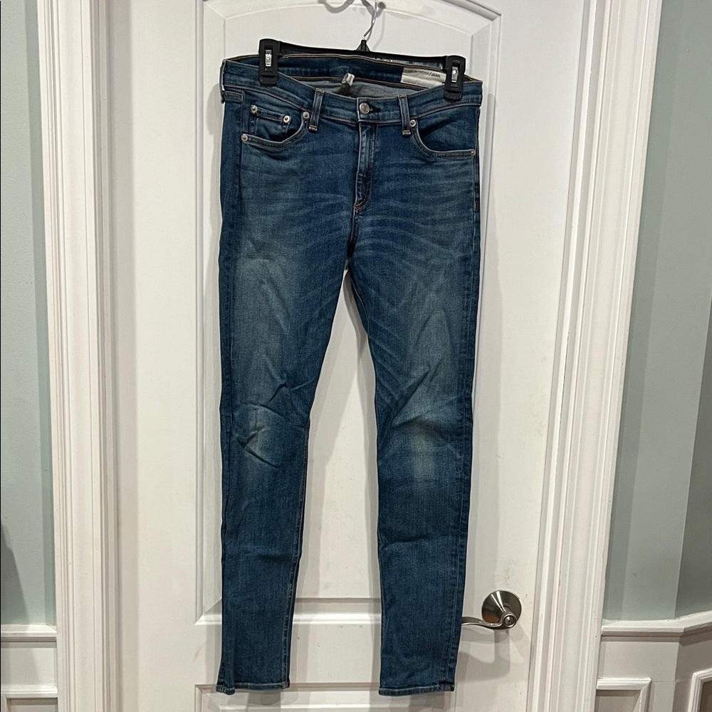 rag & bone Blue Skinny Jeans